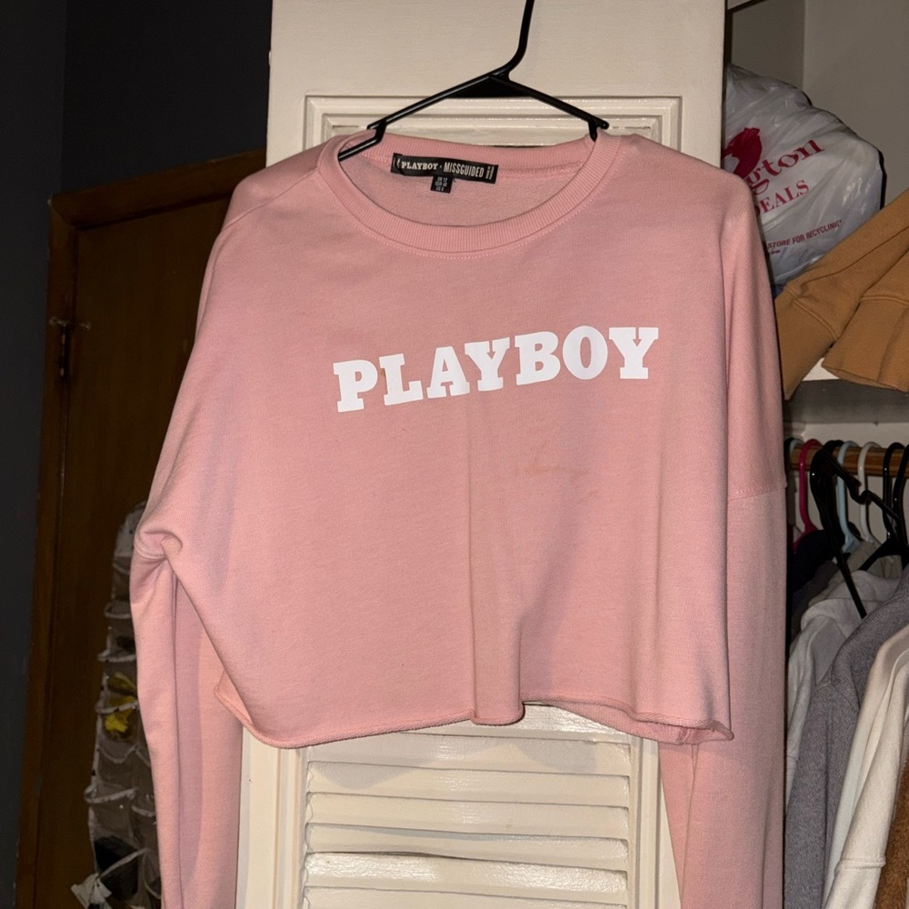 Playboy Kids Pink Cropped Top